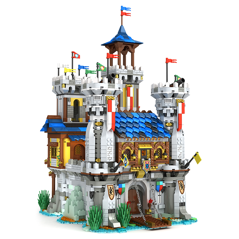 Reobrix 66006 Moc Retro Castle Series Model Building Blocks Toys For Children Interesting Gifts 